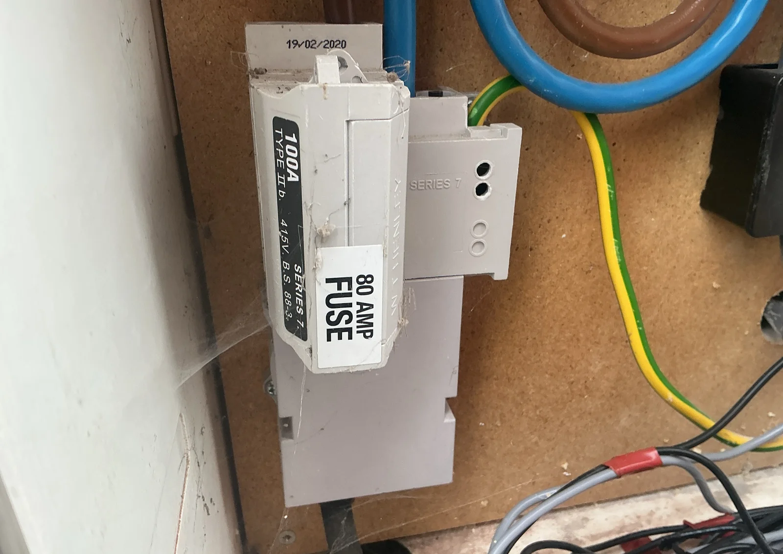 Anonymised cutout and incoming supply evidence