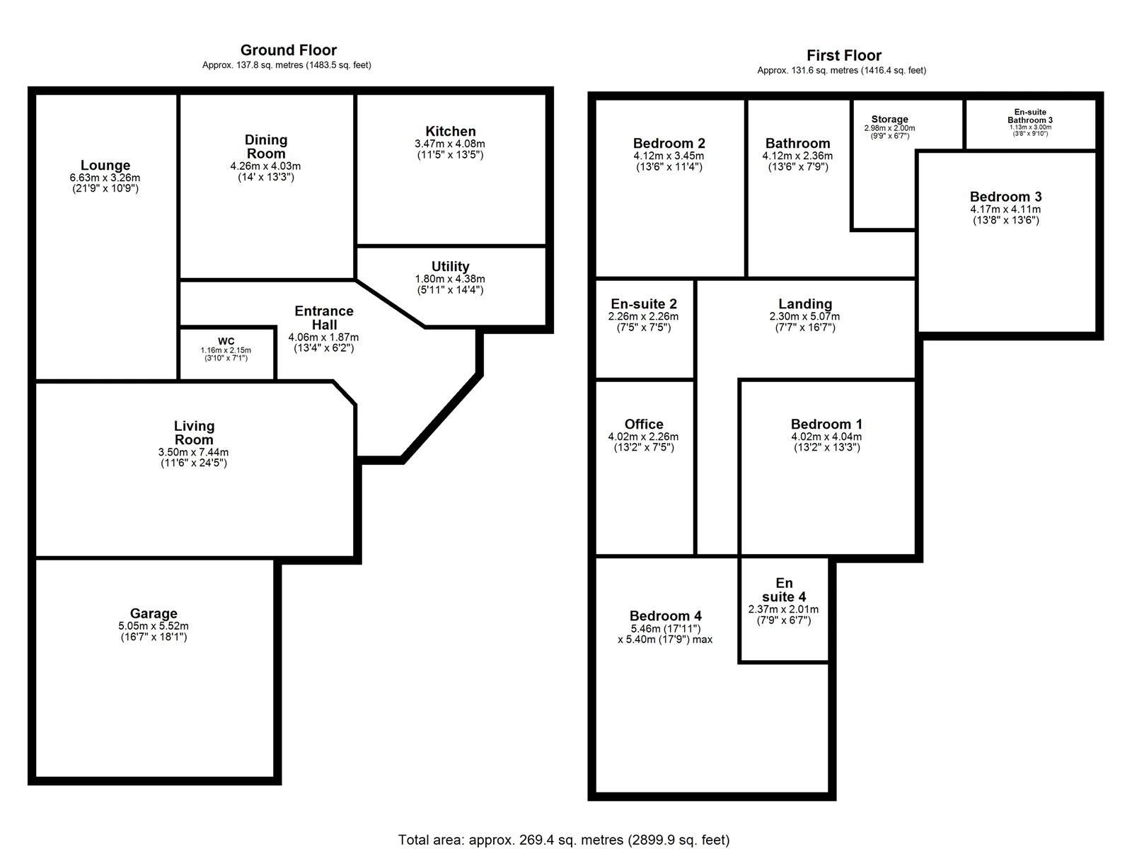 Anonymised floor plan overview from a live ASHP survey pack